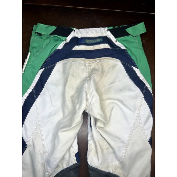 VTG 90s/Y2K Troy Lee Designs Green Motocross ATV Pants Racing Performance Gear - Picture 5 of 16